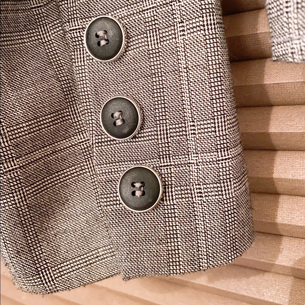Grey Check Blazer - Picture 5 of 6